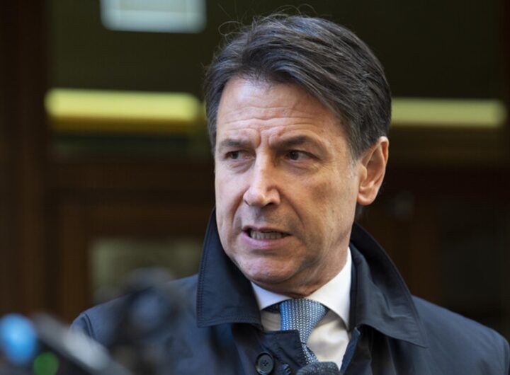 Il leader del Movimento 5 Stelle, Giuseppe Conte