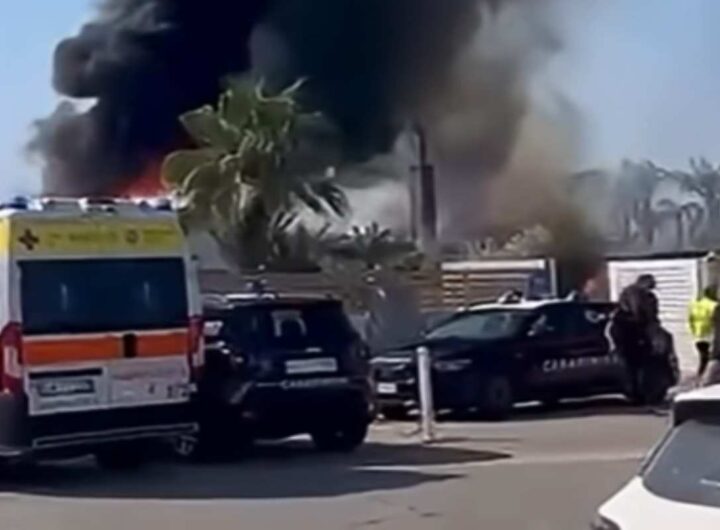 Incendio stabilimento