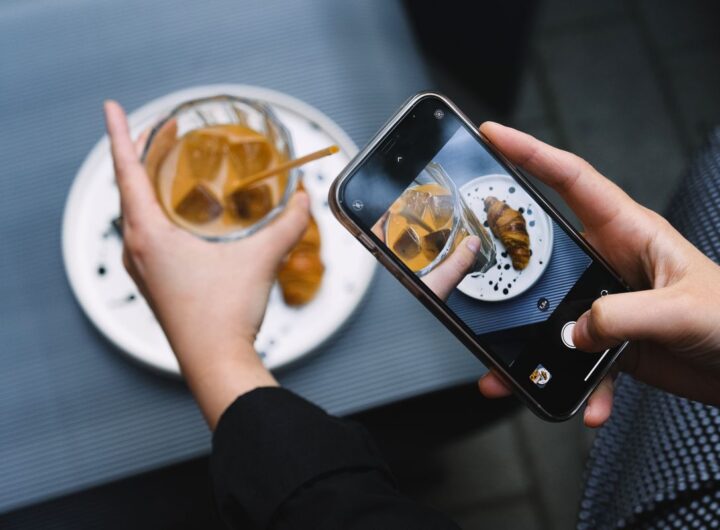 fare una foto a un caffè particolare