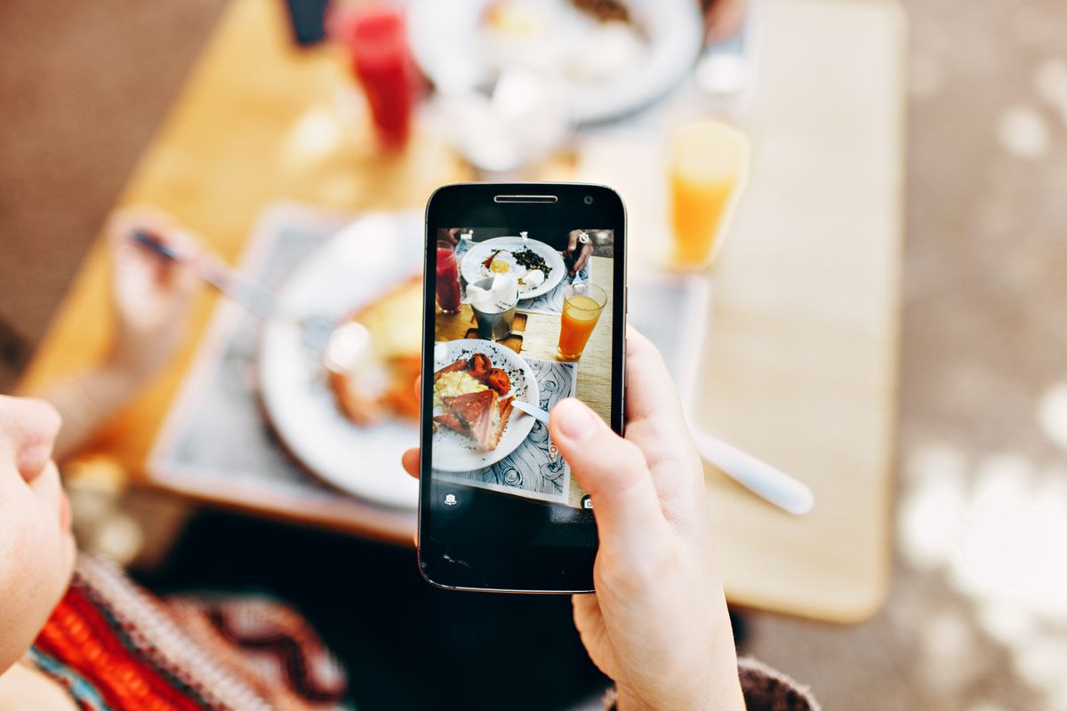 fotografare un piatto