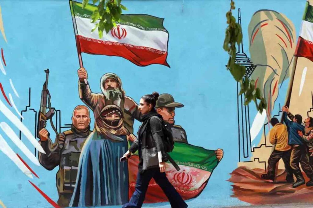 Un murales patriottico iraniano