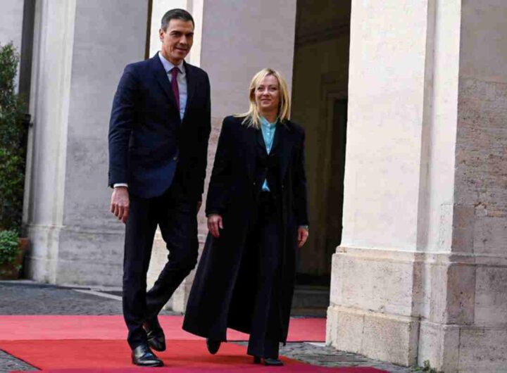 Meloni e Sanchez
