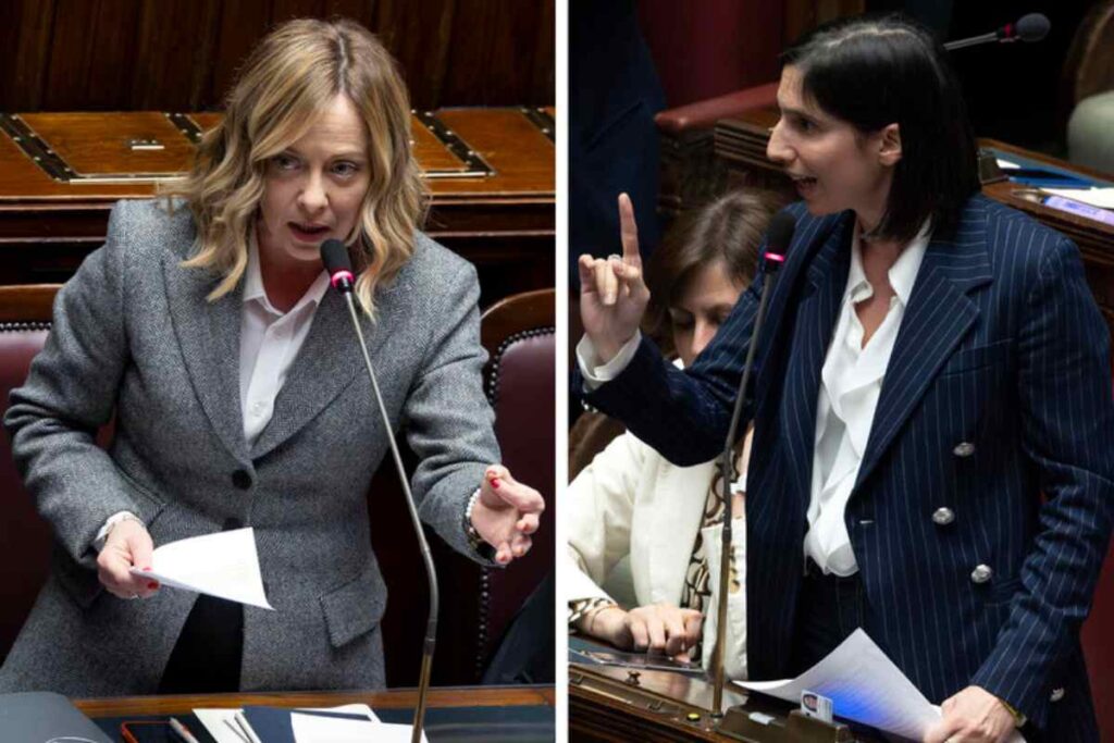 Meloni e Schlein
