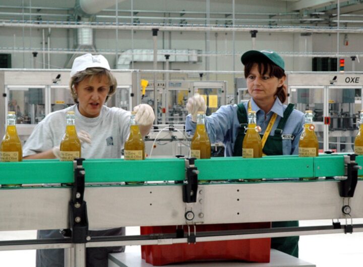 operaie al lavoro