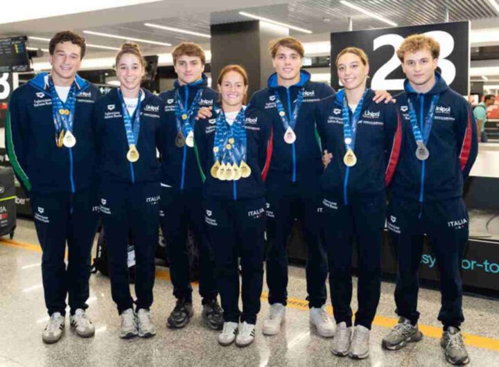 Gli azzurri dei tuffi