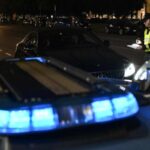 polizia per strada