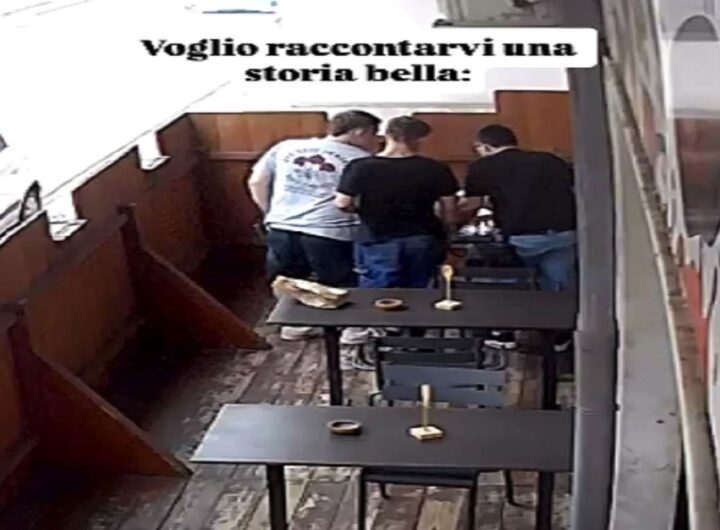 Mangiano ai tavolini esterni del ristorante in orario di chiusura, vanno via e puliscono tutto. Il titolare: "Grazie, siete di esempio"