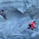 Bloccato sulla scogliera