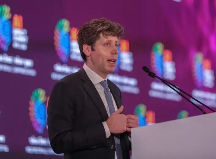 Il padre di ChatGpt Sam Altman in una foto Ansa