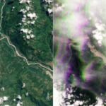 Immagini satellitari del disastro in Nepal