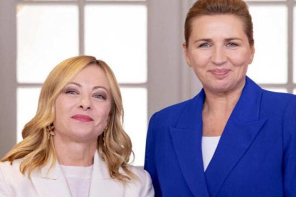 Meloni e premier danese