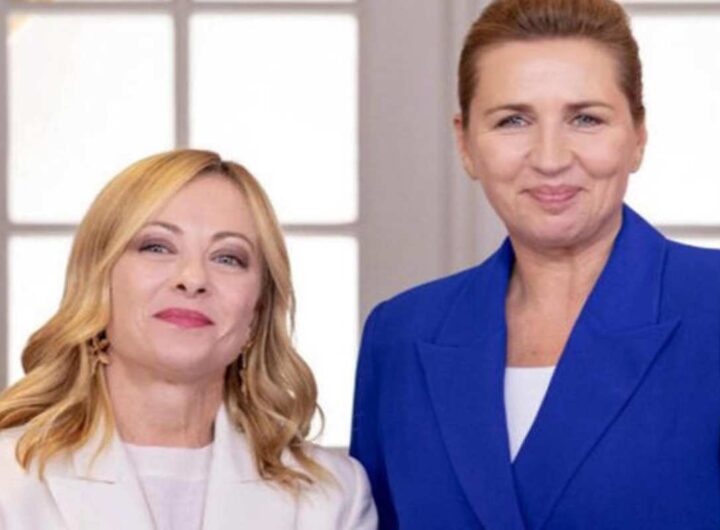 Meloni e premier danese