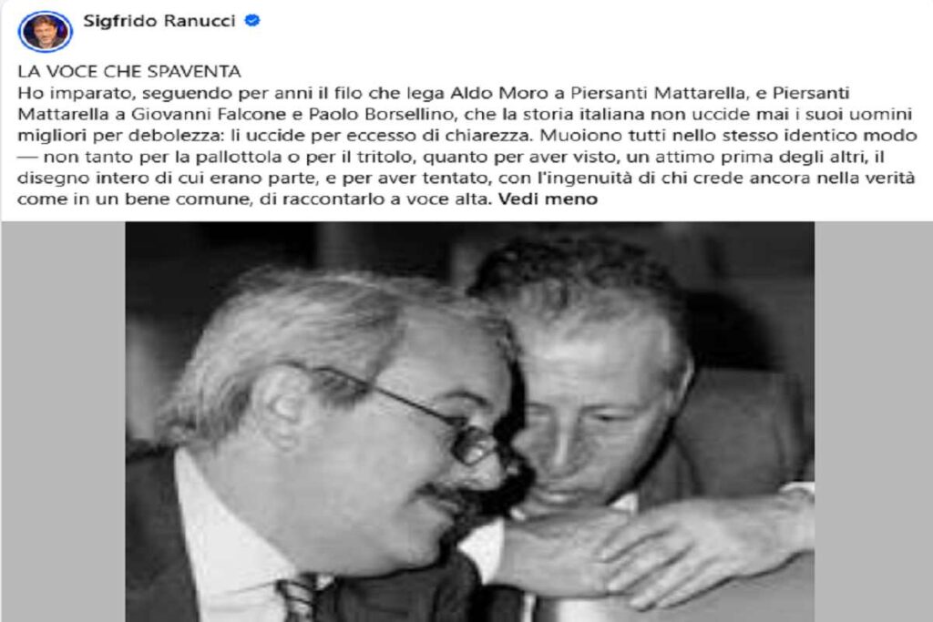 Il post di Sigfrido Ranucci