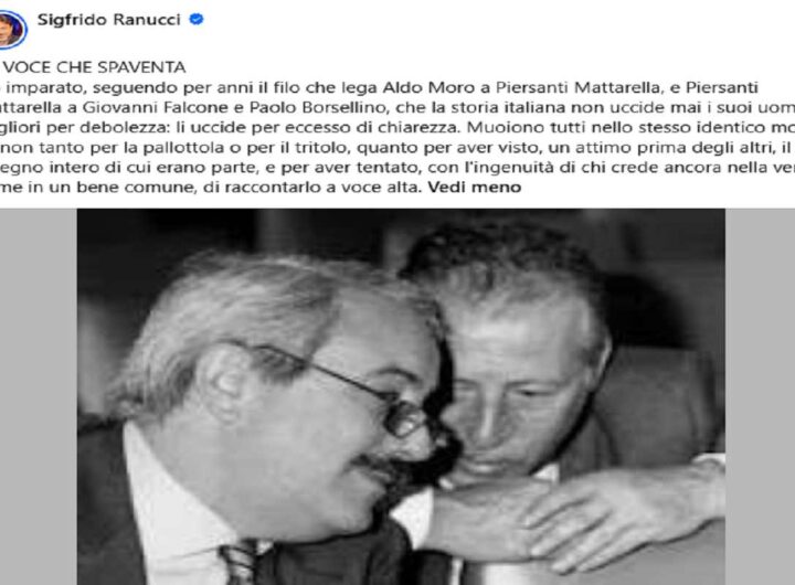 Il post di Sigfrido Ranucci