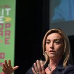 La sindaca di Genova Silvia Salis