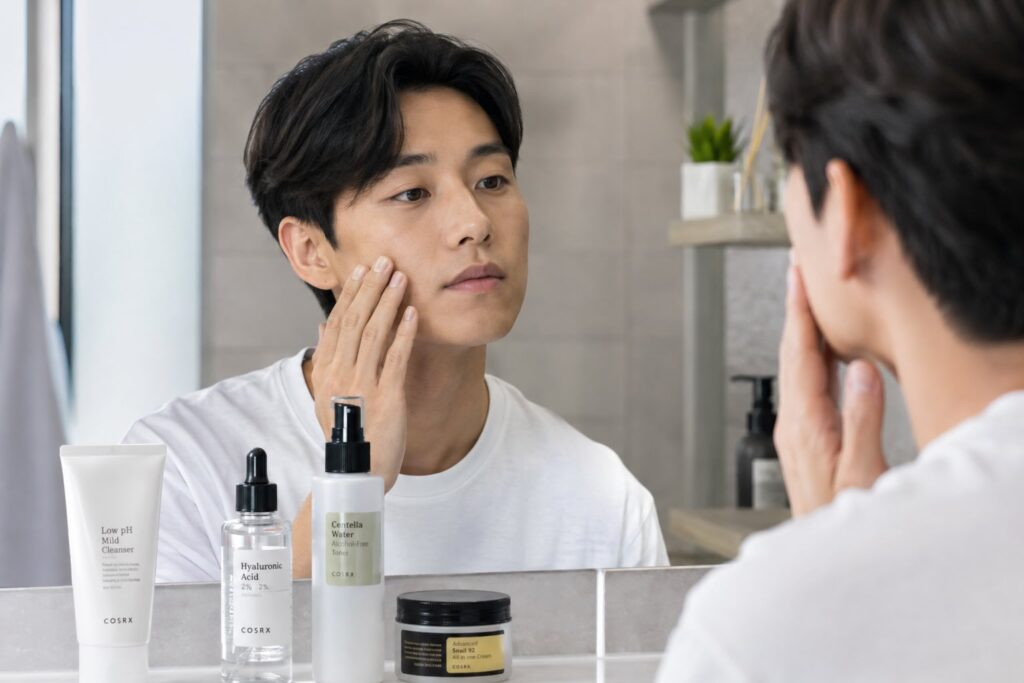 skincare coreana per uomo
