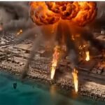 L'isola di Kharg distrutta, video con l'IA
