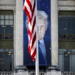 trump bandiera usa