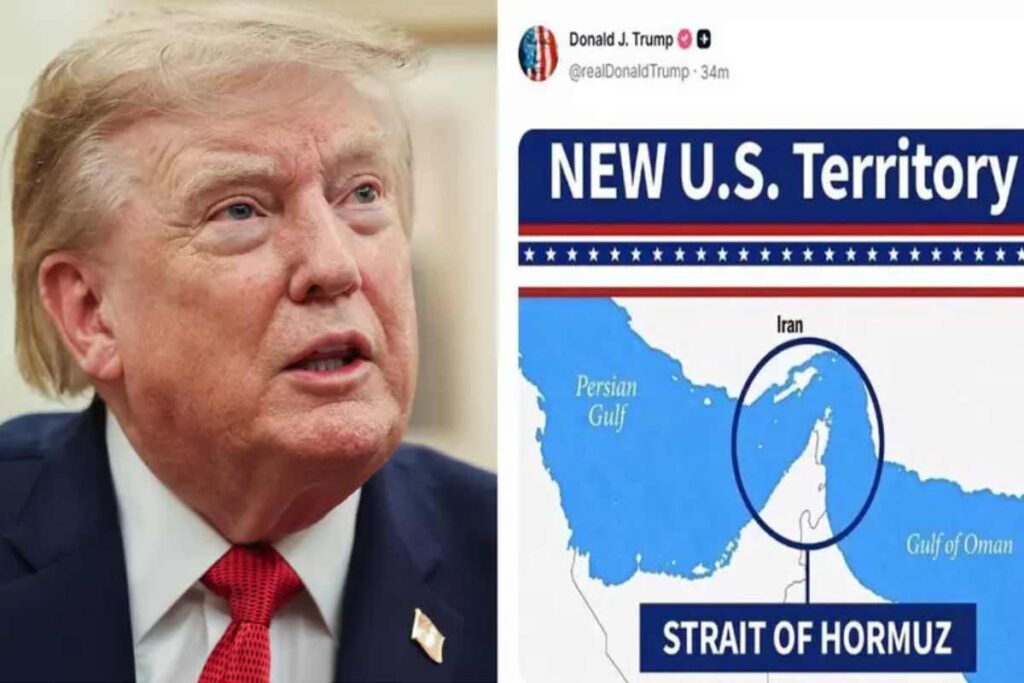 Trump sogna Hormuz sotto gli Usa e posta la mappa