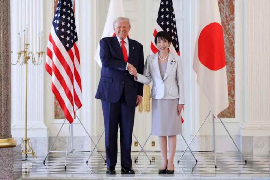 Sana Takaichi e Donald Trump