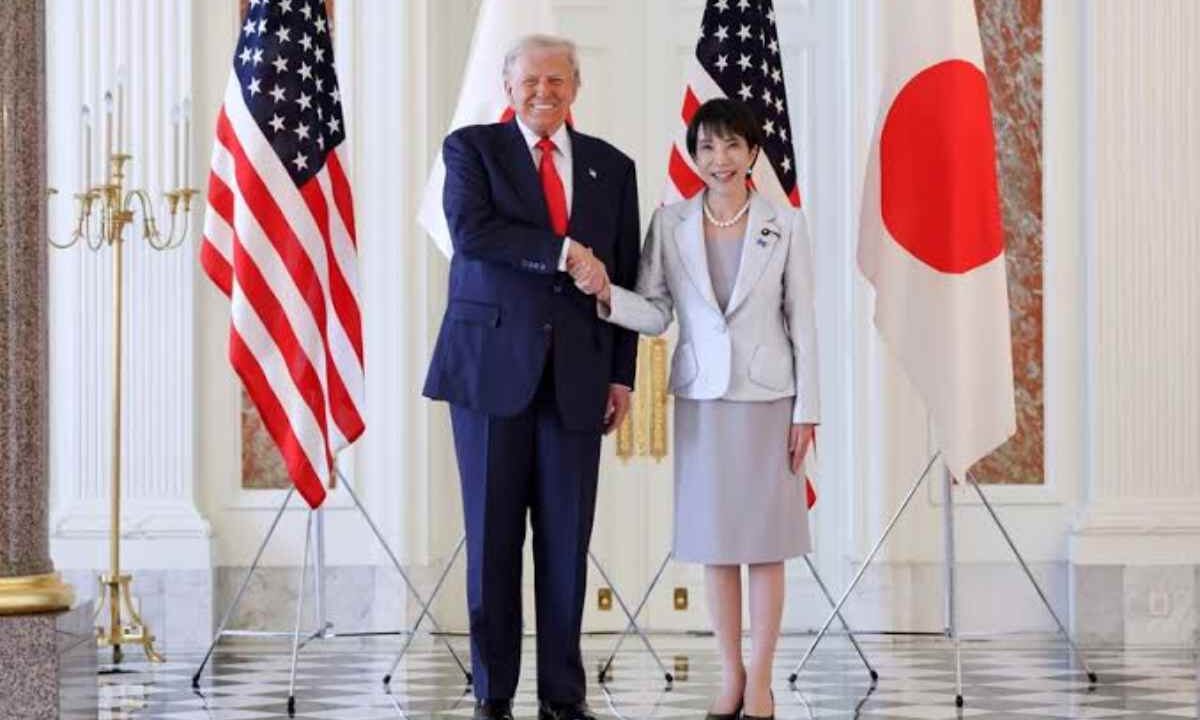 Sana Takaichi e Donald Trump