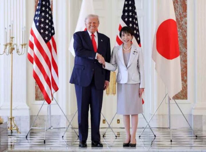 Sana Takaichi e Donald Trump