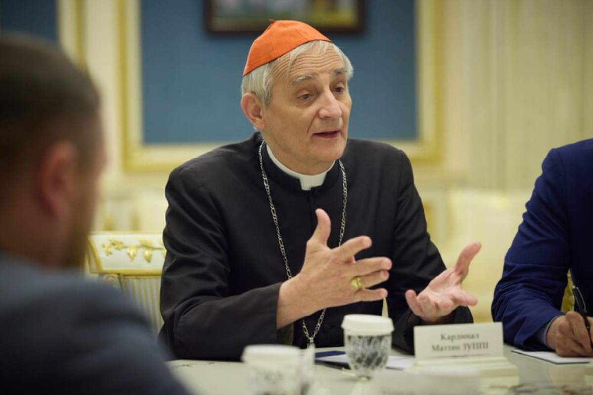 Il cardinale Matteo Zuppi