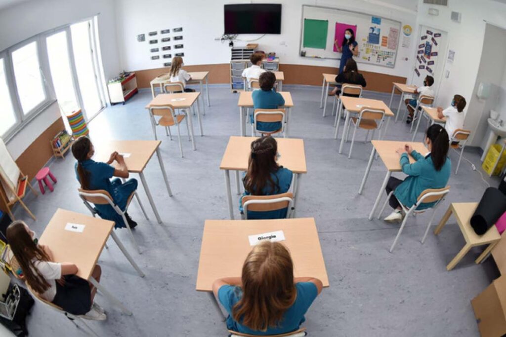 alunni a scuola