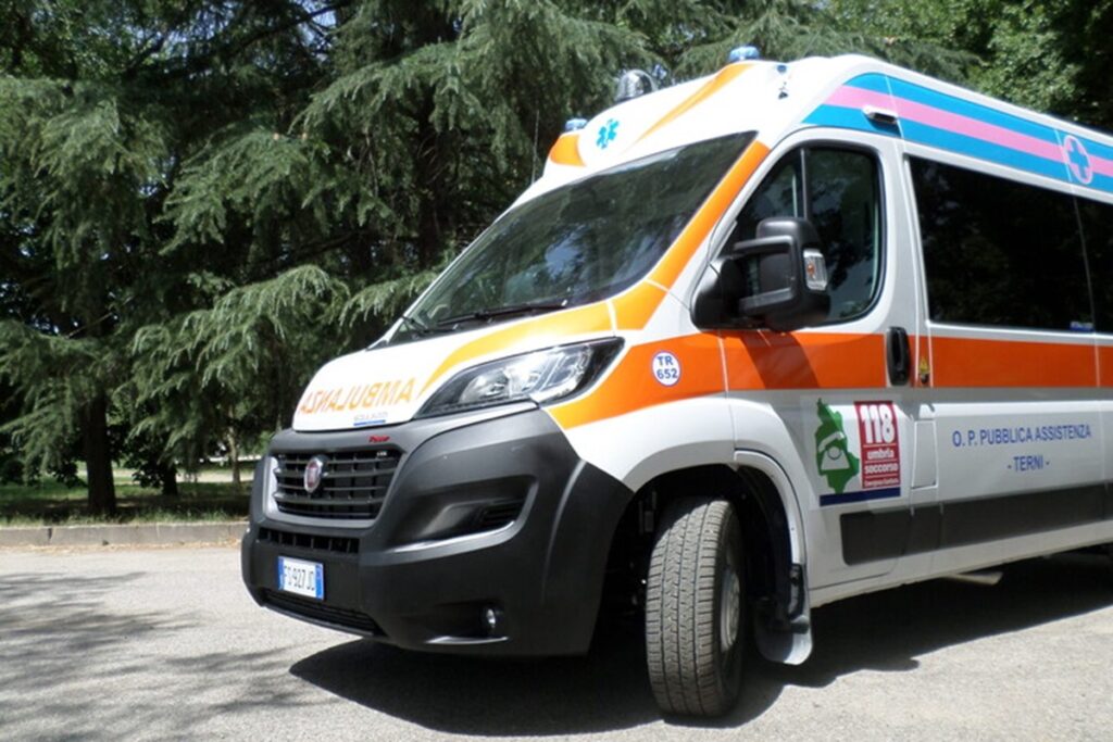Un'ambulanza
