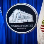Il logo del Dipartimento di Giustizia Usa