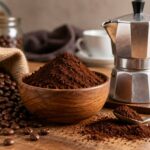 caffè macinato per moka
