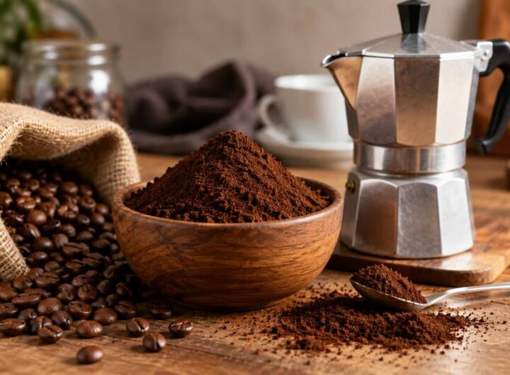 caffè macinato per moka