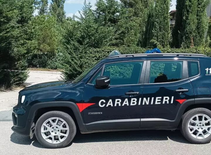Una volante dei carabinieri
