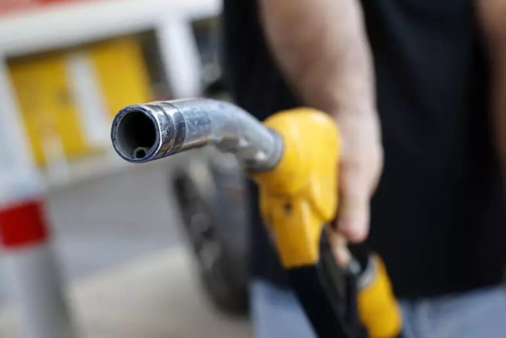 una pompa di carburante