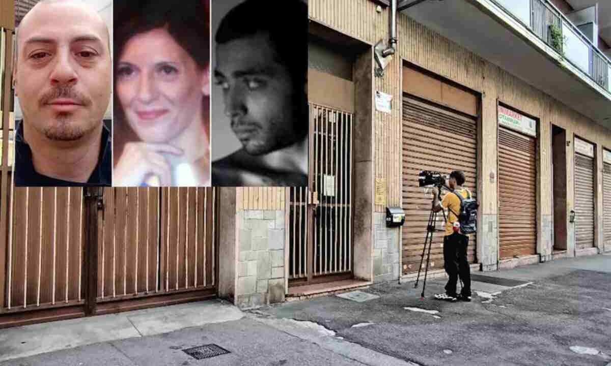 La casa in cui si è consumato il delitto e i volti di Colapietro, della professoressa Formichetti e di De Oliveira Morando
