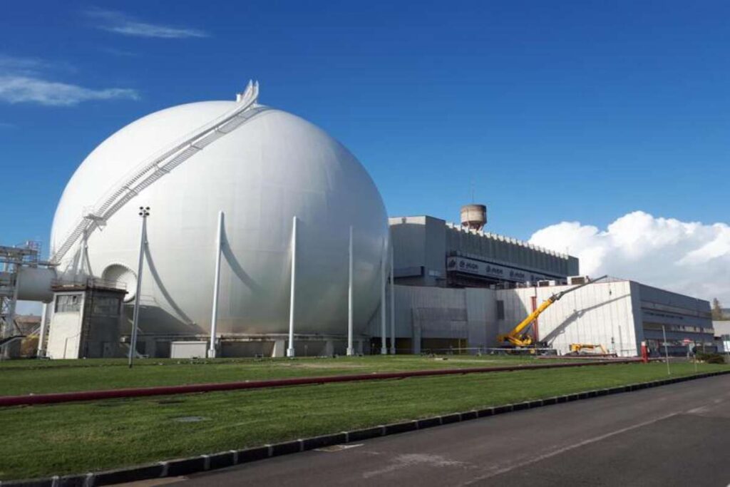 Una centrale nucleare