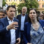 Giuseppe Conte ed Elley Schlein
