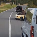 Il video del camionista che impreca contro Damiano David dei Maneskin che blocca il traffico