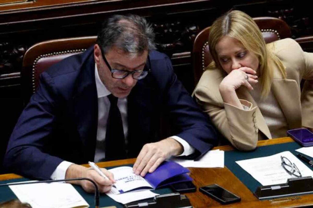 Giorgetti e Meloni