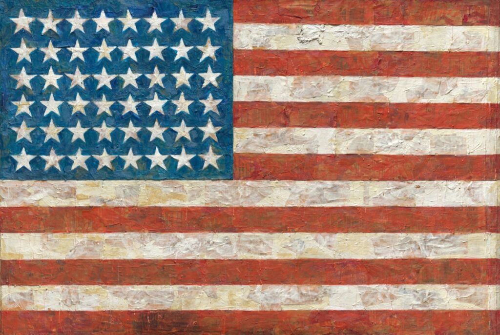 jasper john flag