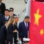 melania e donald trup con xi jinping e consorte