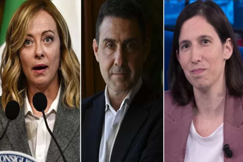 Meloni, Vannacci, Schlein