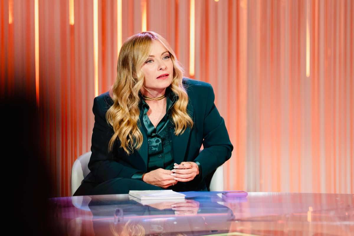 Meloni a 5 Minuti di Bruno Vespa