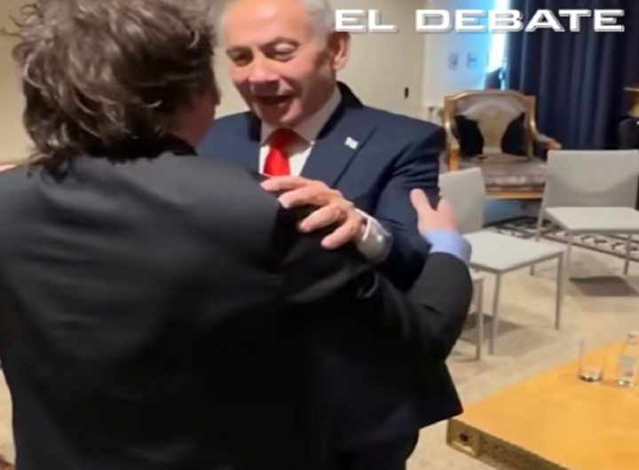 L'abbraccio tra Milei e Netanyahu a margine dell'Assemblea dell'Onu: "Mi amigo"