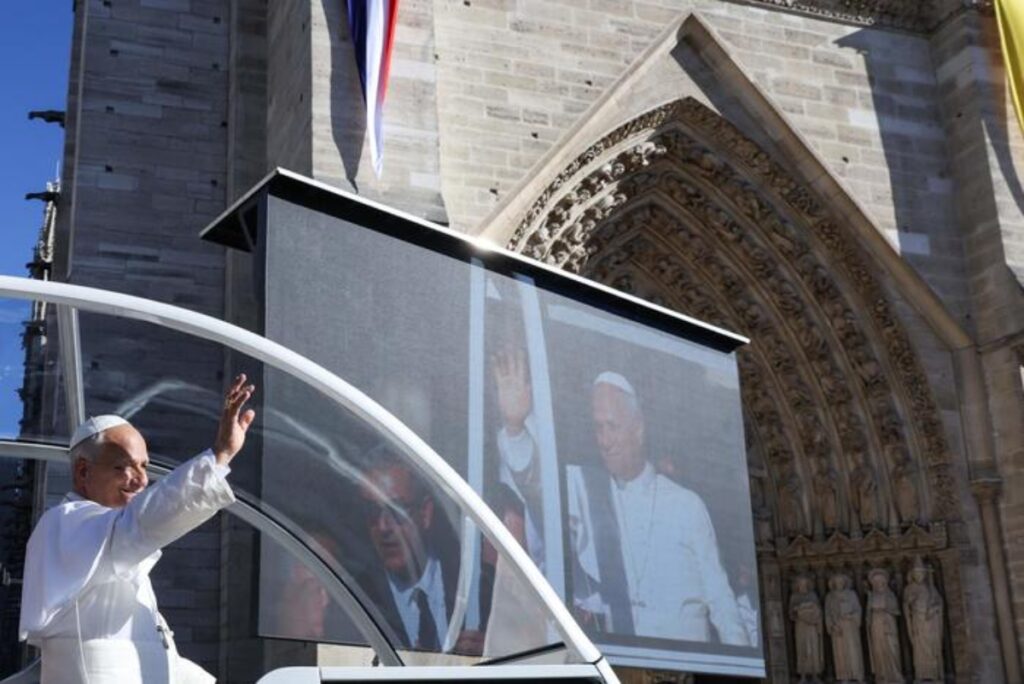 papa leone a parigi