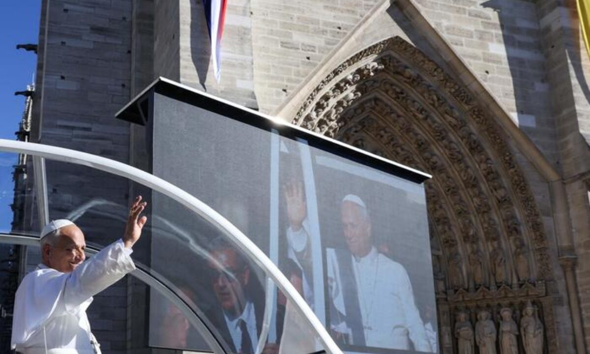 papa leone a parigi