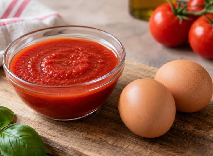passata di pomodoro e uova