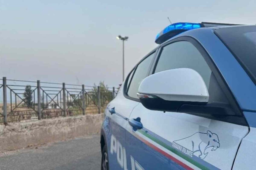 Un'auto della Polizia
