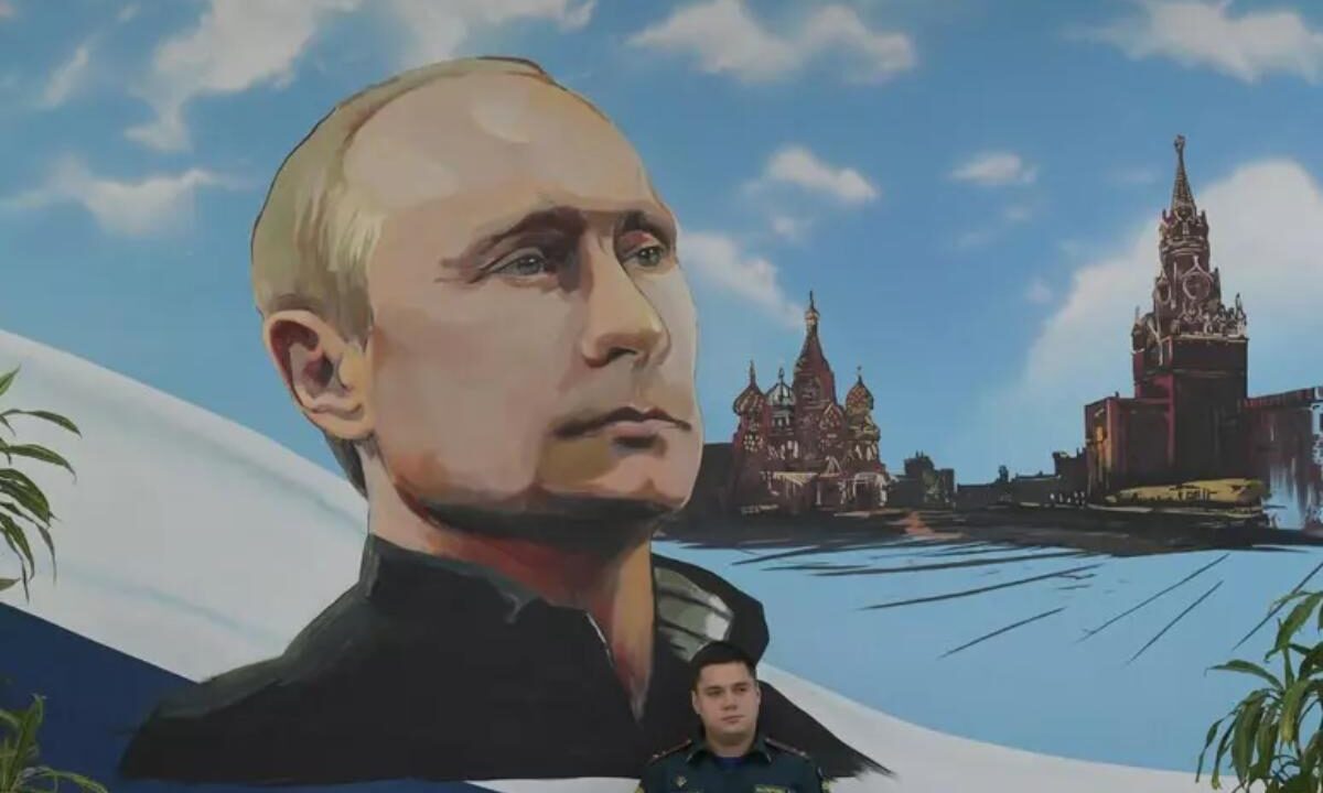 Un murale dedicato a Putin