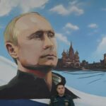 Un murale dedicato a Putin